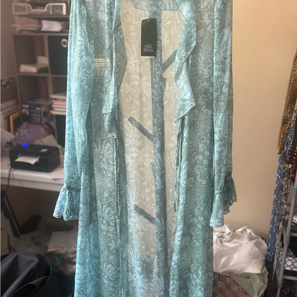 Wild Fable Blue Swim Coverup